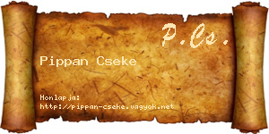 Pippan Cseke névjegykártya